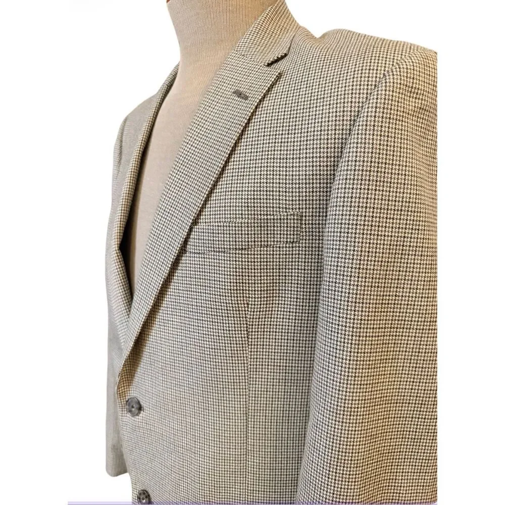 Tommy Hilfiger Micro Houndstooth 2-Button Sport Coat 42R